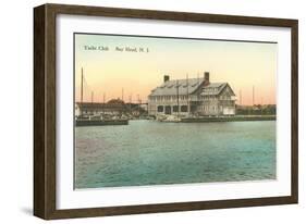 Yacht Club, Bay Head, New Jersey-null-Framed Art Print