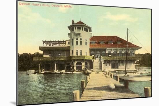 Yacht Club, Detroit, Michigan-null-Mounted Art Print