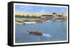 Yacht Club, Detroit, Michigan-null-Framed Stretched Canvas