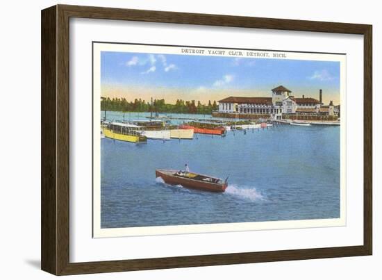 Yacht Club, Detroit, Michigan-null-Framed Art Print