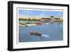 Yacht Club, Detroit, Michigan-null-Framed Art Print