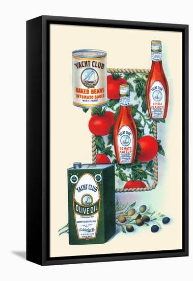 Yacht Club Foods-null-Framed Stretched Canvas