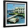 "Yacht Club," June 23, 1962-George Hughes-Framed Giclee Print