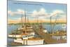 Yacht Club, New London, Connecticut-null-Mounted Art Print