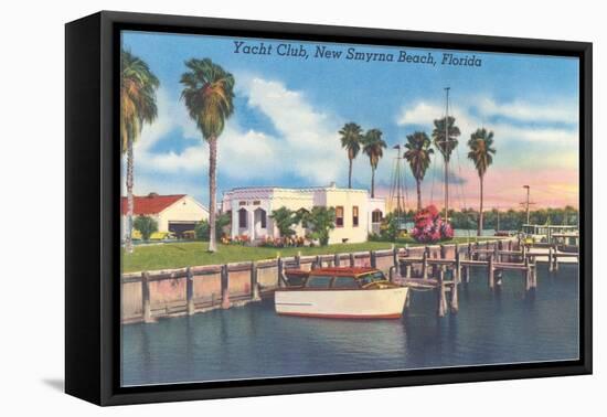 Yacht Club, New Smyrna Beach-null-Framed Stretched Canvas