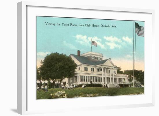 Yacht Club, Oshkosh-null-Framed Art Print