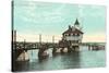 Yacht Club, Pawtuxet, Rhode Island-null-Stretched Canvas