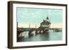 Yacht Club, Pawtuxet, Rhode Island-null-Framed Art Print