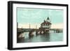 Yacht Club, Pawtuxet, Rhode Island-null-Framed Art Print