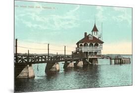 Yacht Club, Pawtuxet, Rhode Island-null-Mounted Art Print