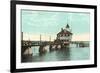 Yacht Club, Pawtuxet, Rhode Island-null-Framed Premium Giclee Print