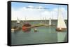 Yacht Club, Peoria, Illinois-null-Framed Stretched Canvas