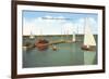 Yacht Club, Peoria, Illinois-null-Framed Premium Giclee Print