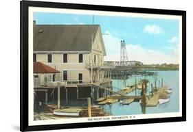 Yacht Club, Portsmouth, New Hampshire-null-Framed Art Print