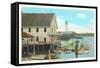 Yacht Club, Portsmouth, New Hampshire-null-Framed Stretched Canvas