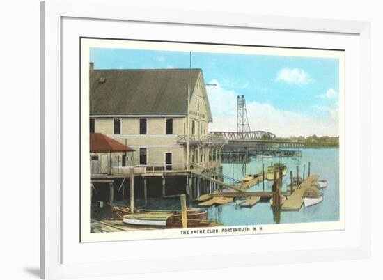 Yacht Club, Portsmouth, New Hampshire-null-Framed Art Print