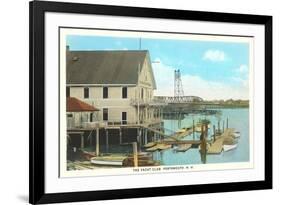 Yacht Club, Portsmouth, New Hampshire-null-Framed Art Print