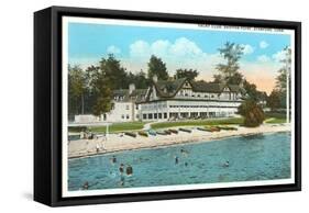 Yacht Club, Stamford, Connecticut-null-Framed Stretched Canvas