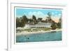 Yacht Club, Stamford, Connecticut-null-Framed Art Print