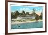 Yacht Club, Stamford, Connecticut-null-Framed Art Print