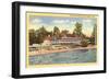 Yacht Club, Stamford, Connecticut-null-Framed Art Print