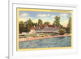 Yacht Club, Stamford, Connecticut-null-Framed Art Print