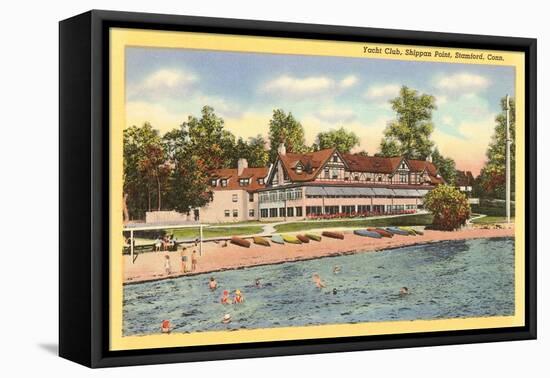 Yacht Club, Stamford, Connecticut-null-Framed Stretched Canvas