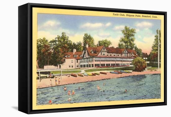 Yacht Club, Stamford, Connecticut-null-Framed Stretched Canvas