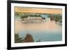 Yacht Club, Thousand Islands, New York-null-Framed Art Print