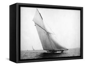 Yacht Columbia Sailing-Bettmann-Framed Stretched Canvas