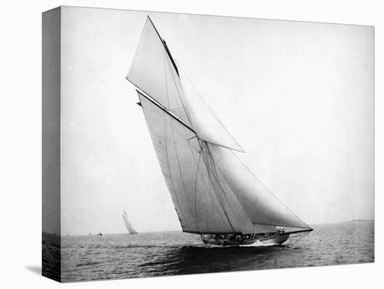 Yacht Columbia Sailing-Bettmann-Stretched Canvas