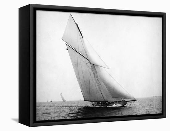 Yacht Columbia Sailing-Bettmann-Framed Stretched Canvas