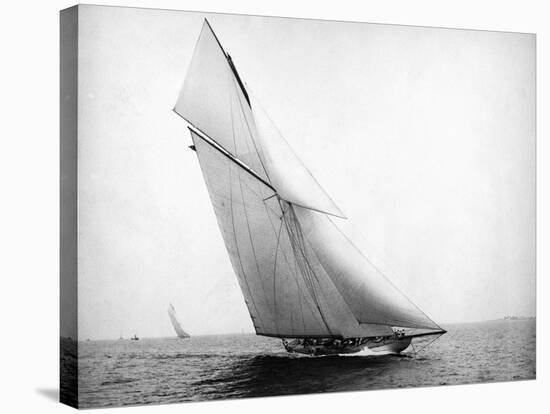 Yacht Columbia Sailing-Bettmann-Stretched Canvas