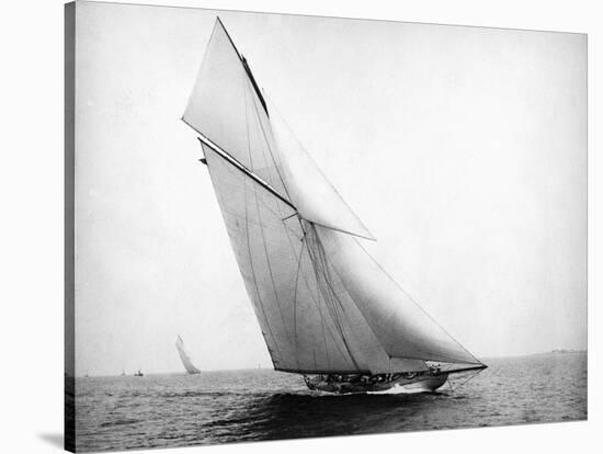 Yacht Columbia Sailing-Bettmann-Stretched Canvas