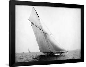 Yacht Columbia Sailing-Bettmann-Framed Photographic Print