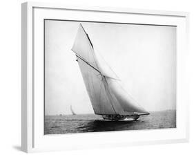 Yacht Columbia Sailing-Bettmann-Framed Photographic Print