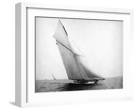 Yacht Columbia Sailing-Bettmann-Framed Photographic Print