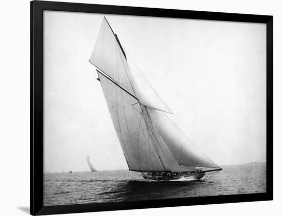 Yacht Columbia Sailing-Bettmann-Framed Photographic Print