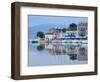 Yacht Harbor, Fiskardo, Kefalonia, Ionian Islands, Greece-Walter Bibikow-Framed Photographic Print