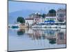 Yacht Harbor, Fiskardo, Kefalonia, Ionian Islands, Greece-Walter Bibikow-Mounted Photographic Print