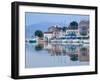 Yacht Harbor, Fiskardo, Kefalonia, Ionian Islands, Greece-Walter Bibikow-Framed Photographic Print