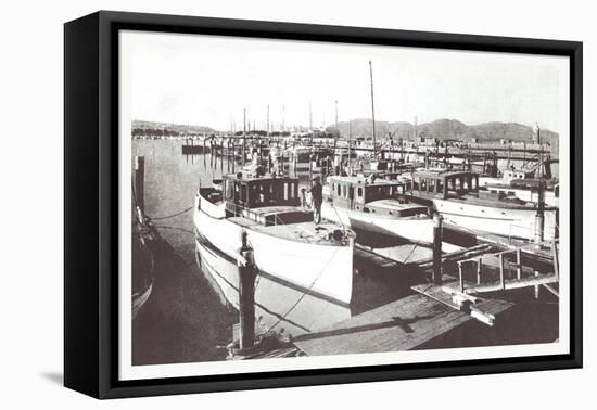 Yacht Harbor, San Francisco, California-null-Framed Stretched Canvas