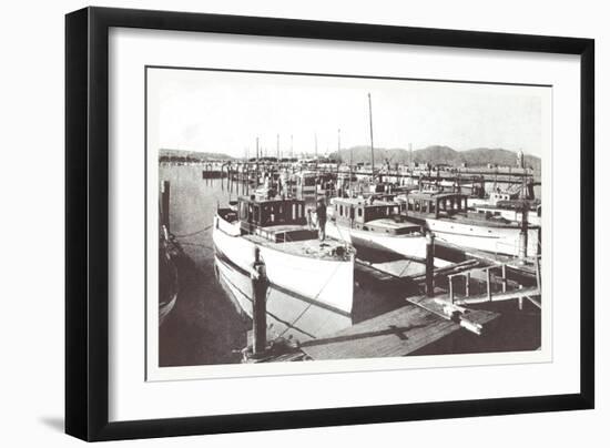 Yacht Harbor, San Francisco, California-null-Framed Art Print