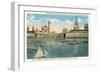 Yacht Harbor, World's Fair, San Francisco, California-null-Framed Art Print