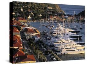 Yacht Harbour, Gustavia, St. Barts, French West Indes-Walter Bibikow-Stretched Canvas