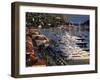 Yacht Harbour, Gustavia, St. Barts, French West Indes-Walter Bibikow-Framed Premium Photographic Print