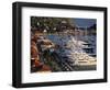 Yacht Harbour, Gustavia, St. Barts, French West Indes-Walter Bibikow-Framed Photographic Print