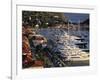 Yacht Harbour, Gustavia, St. Barts, French West Indes-Walter Bibikow-Framed Photographic Print