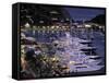 Yacht Harbour, Gustavia, St. Barts, French West Indes-Walter Bibikow-Framed Stretched Canvas