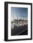 Yacht Harbour Near Brooklyn Bridge Park, Manhattan Skyline, New York-Rainer Mirau-Framed Photographic Print